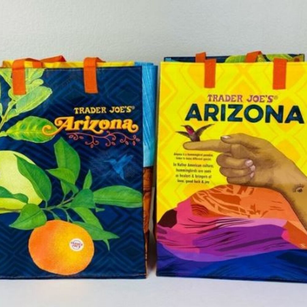 2 Trader Joe’s Arizona Reusable Grocery Totes